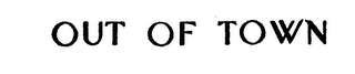 OUT OF TOWN logo