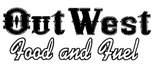 OUT WEST FOOD AND FUEL logo