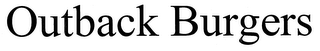 OUTBACK BURGERS logo