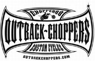 OUTBACK CHOPPERS CHOPPEROO CUSTOM CYCLES OUTBACKCHOPPERS.COM logo