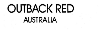 OUTBACK RED AUSTRALIA logo