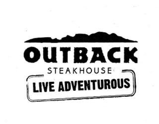 OUTBACK STEAKHOUSE LIVE ADVENTUROUS logo