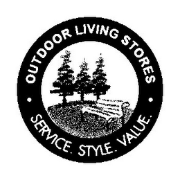 OUTDOOR LIVING STORES SERVICE. STYLE. VALUE. logo
