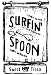 OUTER BANKS SURFIN' SPOON NORTH CAROLINA SWEET TREATS logo