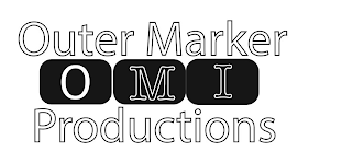 OUTER MARKER PRODUCTIONS O M I logo