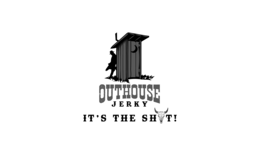 OUTHOUSE JERKY IT'S THE SH T! logo
