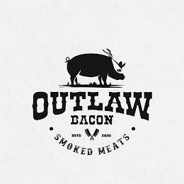 OUTLAW BACON ESTD 2020 ·SMOKED MEATS· logo