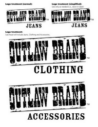 OUTLAW BRAND JEANS OUTLAW BRAND CLOTHING OUTLAW BRAND ACCESSORIES logo