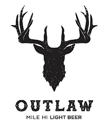 OUTLAW MILE HI LIGHT BEER logo