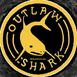 OUTLAW SHARK OUTLAWSHARK.ORG logo