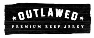 OUTLAWED PREMIUM BEEF JERKY logo