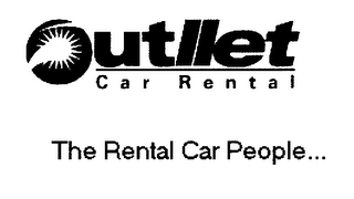 OUTLLET CAR RENTAL THE RENTAL CAR PEOPLE... logo