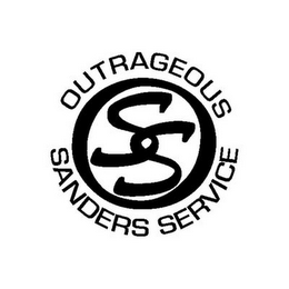 OUTRAGEOUS SANDERS SERVICE SS logo