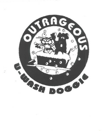 OUTRAGEOUS U- WASH DOGGIE logo