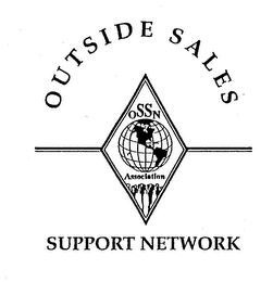 OUTSIDE SALES SUPPORT NETWORK OSSN ASSOCIATION THE NATIONAL ASSOCIATION FOR OUTSIDE SALES TRAVEL AGENTS AND INDEPENDENT CONTRACTORS logo