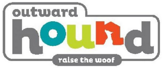 OUTWARD HOUND RAISE THE WOOF logo