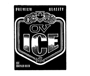 OV ICE OLD VIENNA PREMIUM QUALITY ICE BREWED BEER logo