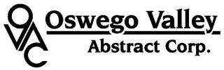 OVAC OSWEGO VALLEY ABSTRACT CORP. logo