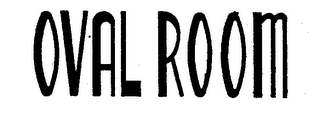 OVAL ROOM logo