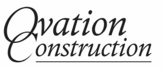 OVATION CONSTRUCTION logo