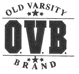 O.V.B. OLD VARSITY BRAND logo