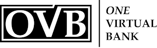 OVB ONE VIRTUAL BANK logo