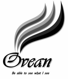OVEAN BE ABLE TO SEE WHAT I SEE logo