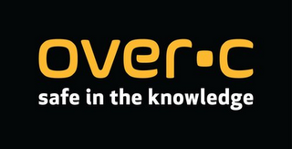 OVER-C SAFE IN THE KNOWLEDGE logo