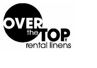 OVER THE TOP INC RENTAL LINENS logo