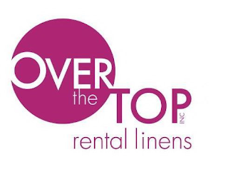OVER THE TOP INC RENTAL LINENS logo
