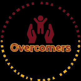 OVERCOMERS OVERCOMERS ABA SERVICES OVERCOME YOUR LIMITATIONS logo