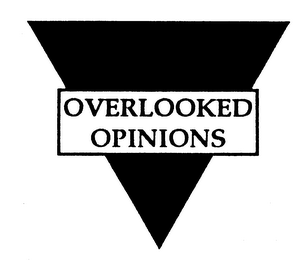 OVERLOOKED OPINIONS logo
