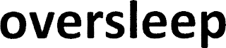 OVERSLEEP logo