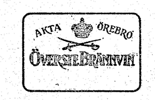 OVERSTE BRANNVIN AKTA OREBRO logo