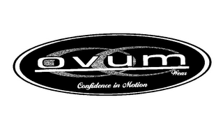 OVUM WEAR CONFIDENCE IN MOTION logo