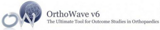 OW ORTHOWAVE V6 THE ULTIMATE TOOL FOR OUTCOME STUDIES IN ORTHOPAEDICS logo