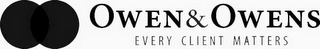 OWEN & OWENS EVERY CLIENT MATTERS logo