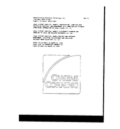 OWENS CORNING logo