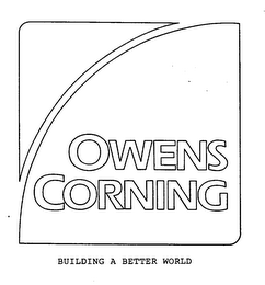 OWENS CORNING BUILDING A BETTER WORLD logo