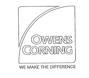OWENS CORNING WE MAKE THE DIFFERENCE