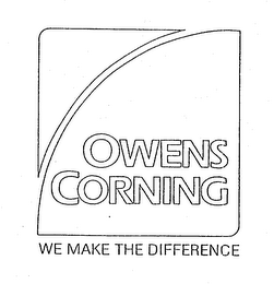 OWENS CORNING WE MAKE THE DIFFERENCE