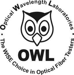 OWL OPTICAL WAVELENGTH LABORATORIES THE WISE CHOICE IN OPTICAL FIBER TESTERS logo
