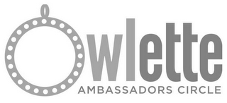 OWLETTE AMBASSADORS CIRCLE logo