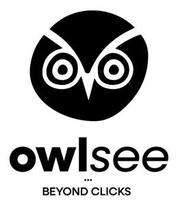OWLSEE ... BEYOND CLICKS logo