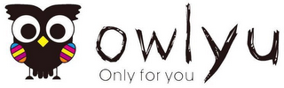 OWLYU ONLY FOR YOU logo