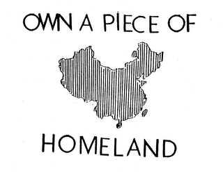 OWN A PIECE OF HOMELAND logo