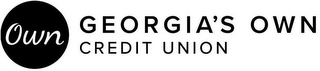 OWN GEORGIA'S OWN CREDIT UNION logo