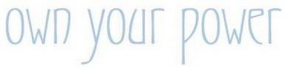 OWN YOUR POWER logo
