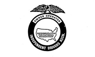 OWNER OPERATOR INDEPENDENT DRIVERS ASSN. REPRESENTATION FOR NATIONAL RECOGNITION logo