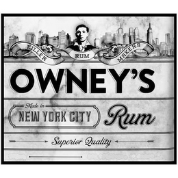 OWNEY'S MADE IN NEW YORK CITY RUM SUPERIOR QUALITY KILLER RUM MAKERS logo